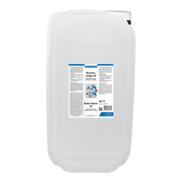 WEICON Bremsenreiniger AF, acetonfreier Universalreiniger für den Automobilbereich, 28 L, transparent