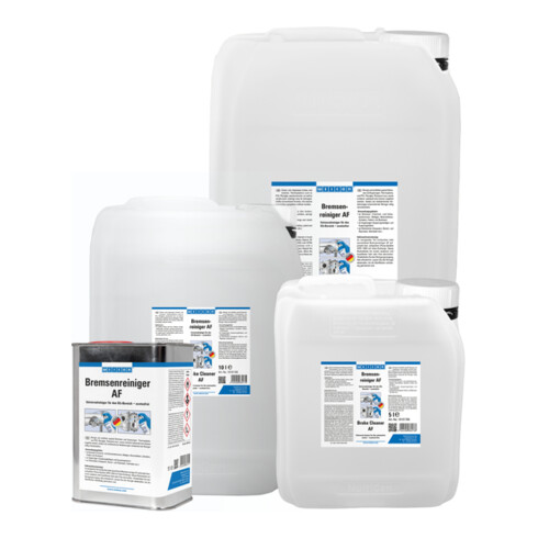 WEICON Bremsenreiniger AF, acetonfreier Universalreiniger für den Automobilbereich, 5 L, transparent