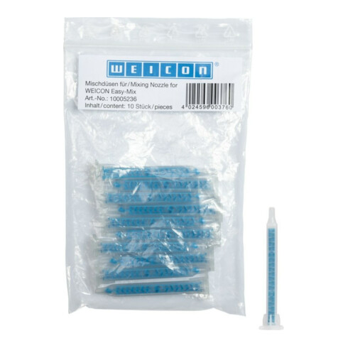 WEICON Buses mélangeuses en sachet PE, lot de 10, système A