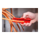WEICON Cat Cable-Stripper No. 10, zum Entmanteln von Daten- und Netzwerkleitungen