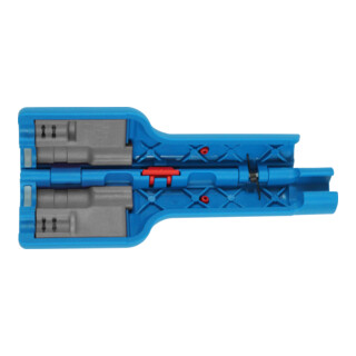 WEICON Coax-Stripper No. 1 F Plus - für Mini oder Midi Koaxialleitungen, zum Entmanteln und Abisolieren von Koaxialkabel inkl. Aufdrehhilfe