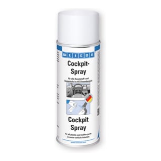 WEICON Cockpit-Spray, Armaturenreiniger für Fahrzeuge, 400 ml, transparent