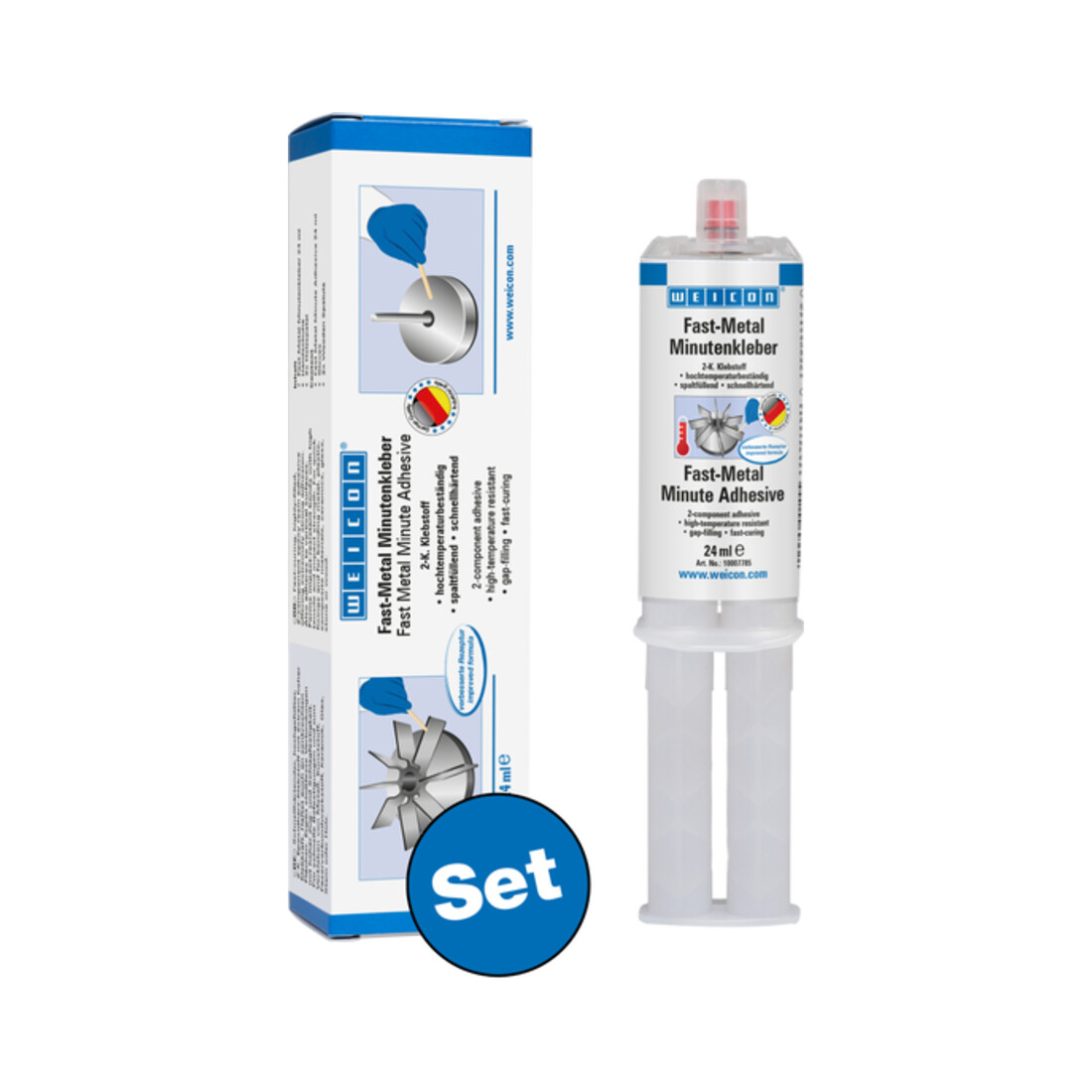 WEICON Colle cyanoacrylate Fast-Metal