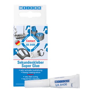 WEICON Cyanacrylat-Klebstoff VA 8406 Sekundenkleber 3 g