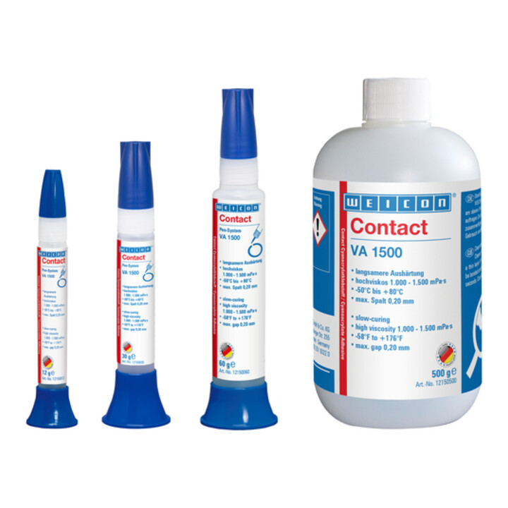 Weicon Cyanacrylatklebstoff Contact VA 1500 30g farblos Pen-System
