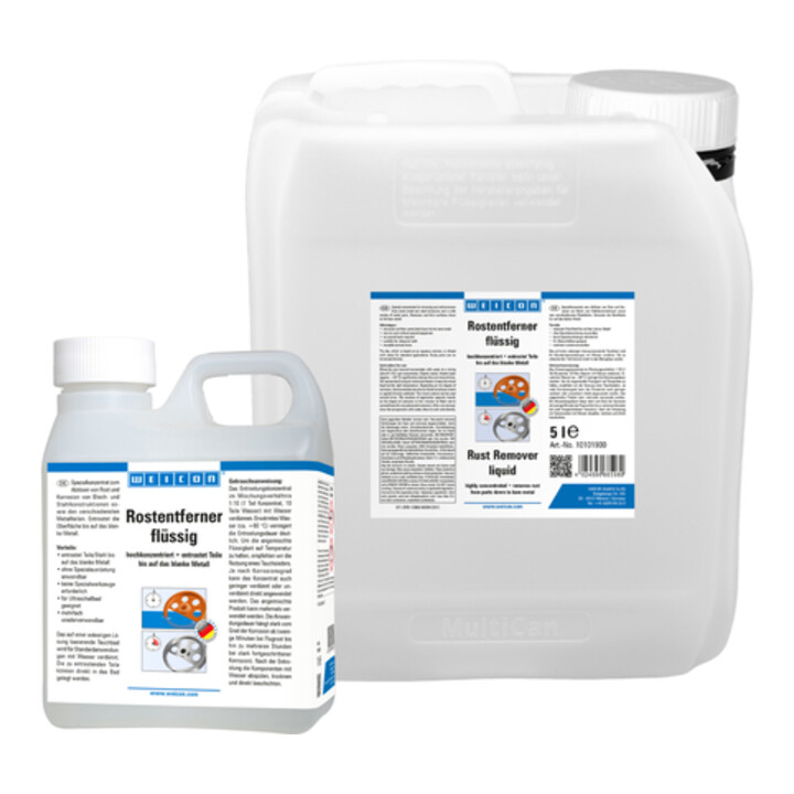 WEICON Détachant rouille liquide 5 L haute concentration jaunâtre