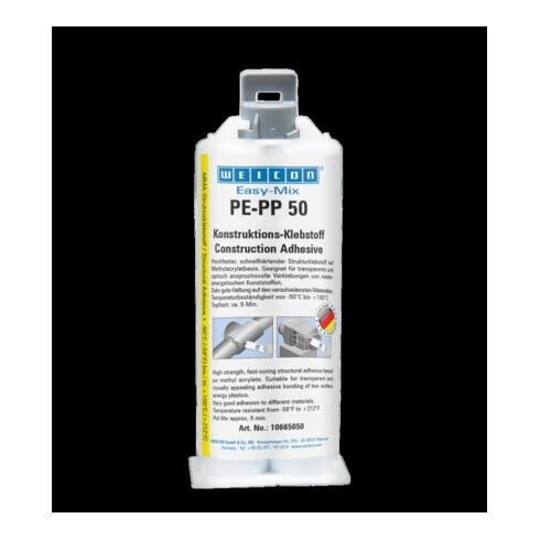 WEICON Easy-Mix PE-PP 50 50 ml Colle de construction 2K 1:1