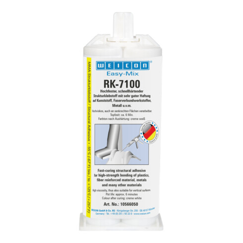 Weicon Easy-Mix RK-7100 Acrylat-Strukturklebstoff 50 g