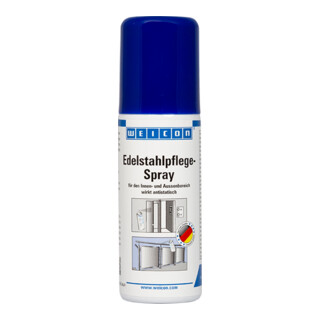 WEICON Edelstahlpflege-Spray, Reinigungs-, Schutz- und Pflegeöl für Edelstahl, 50 ml