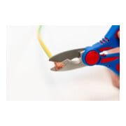 WEICON Elektrikerschere XL, großer Griffdurchmesser für kleine und große Hände, um eine maximale Kraftübertragung und sicheres Arbeiten zu ermöglichen , 1 Stück-5