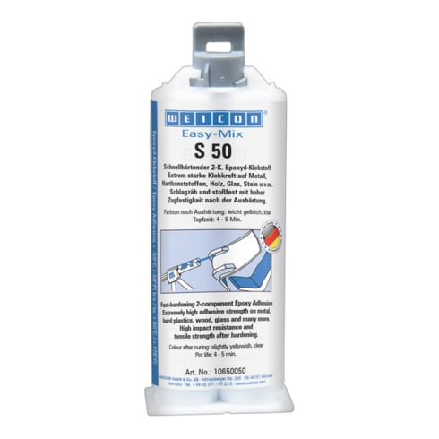 WEICON Epoxid-Klebstoff Easy-Mix S 50 50 ml