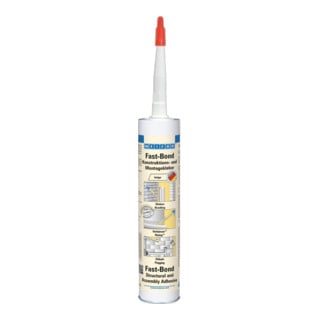 WEICON Fast-Bond Montageklebstoff, UV-beständiger, hochfester Klebstoff, 310 ml