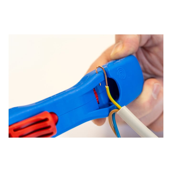 WEICON Flach- und Rundkabelmesser, für alle gängigen Flachkabel bis zu einer Breite von 18 mm und allen gängigen Rundkabel im Durchmesser von 6-13 mm, 1 Stück