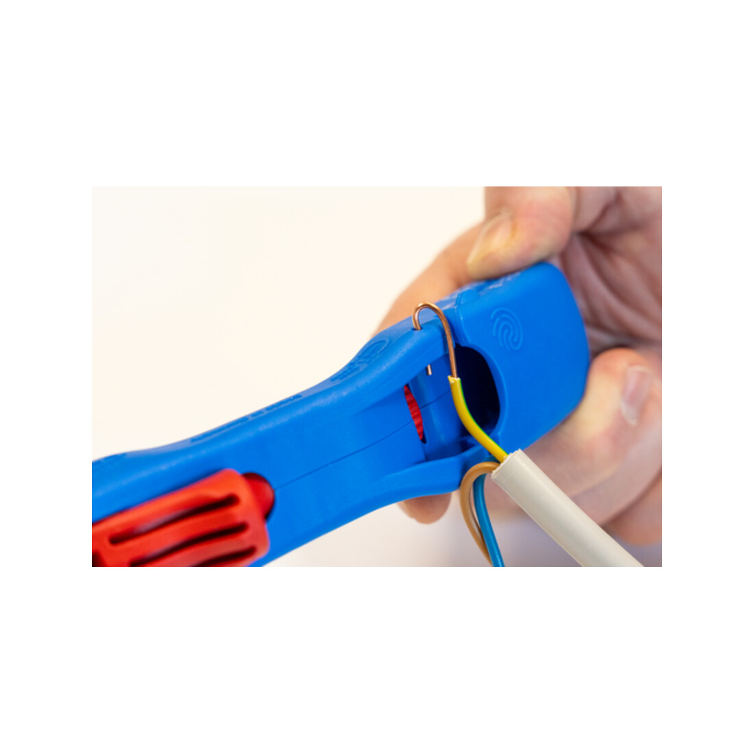WEICON Flach- und Rundkabelmesser, für alle gängigen Flachkabel bis zu einer Breite von 18 mm und allen gängigen Rundkabel im Durchmesser von 6-13 mm, 1 Stück