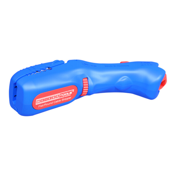 WEICON Flach- und Rundkabelmesser, für alle gängigen Flachkabel bis zu einer Breite von 18 mm und allen gängigen Rundkabel im Durchmesser von 6-13 mm, 1 Stück