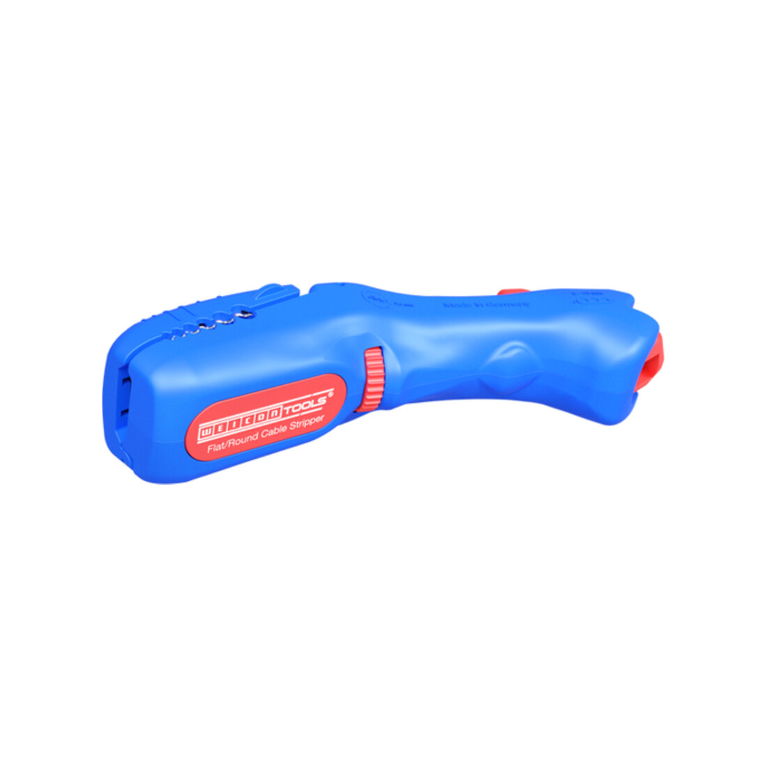 WEICON Flach- und Rundkabelmesser, für alle gängigen Flachkabel bis zu einer Breite von 18 mm und allen gängigen Rundkabel im Durchmesser von 6-13 mm, 1 Stück