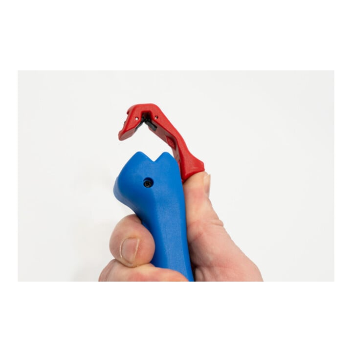 WEICON Flach- und Rundkabelmesser, für alle gängigen Flachkabel bis zu einer Breite von 18 mm und allen gängigen Rundkabel im Durchmesser von 6-13 mm, 1 Stück