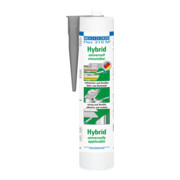 WEICON Flex 310 M Hybrid, Universell einsetzbarer haftstarker Kleb- und Dichtstoff auf MS-Polymer-Basis , 310 ml, grau