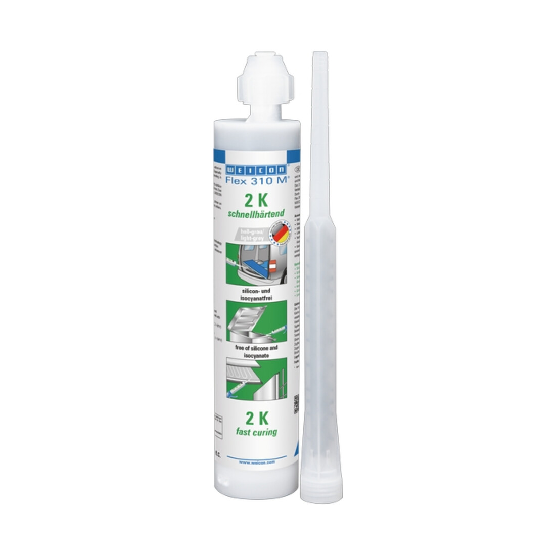 Weicon Flex 310 M® 2 K MS-Polymer 250 ml grau