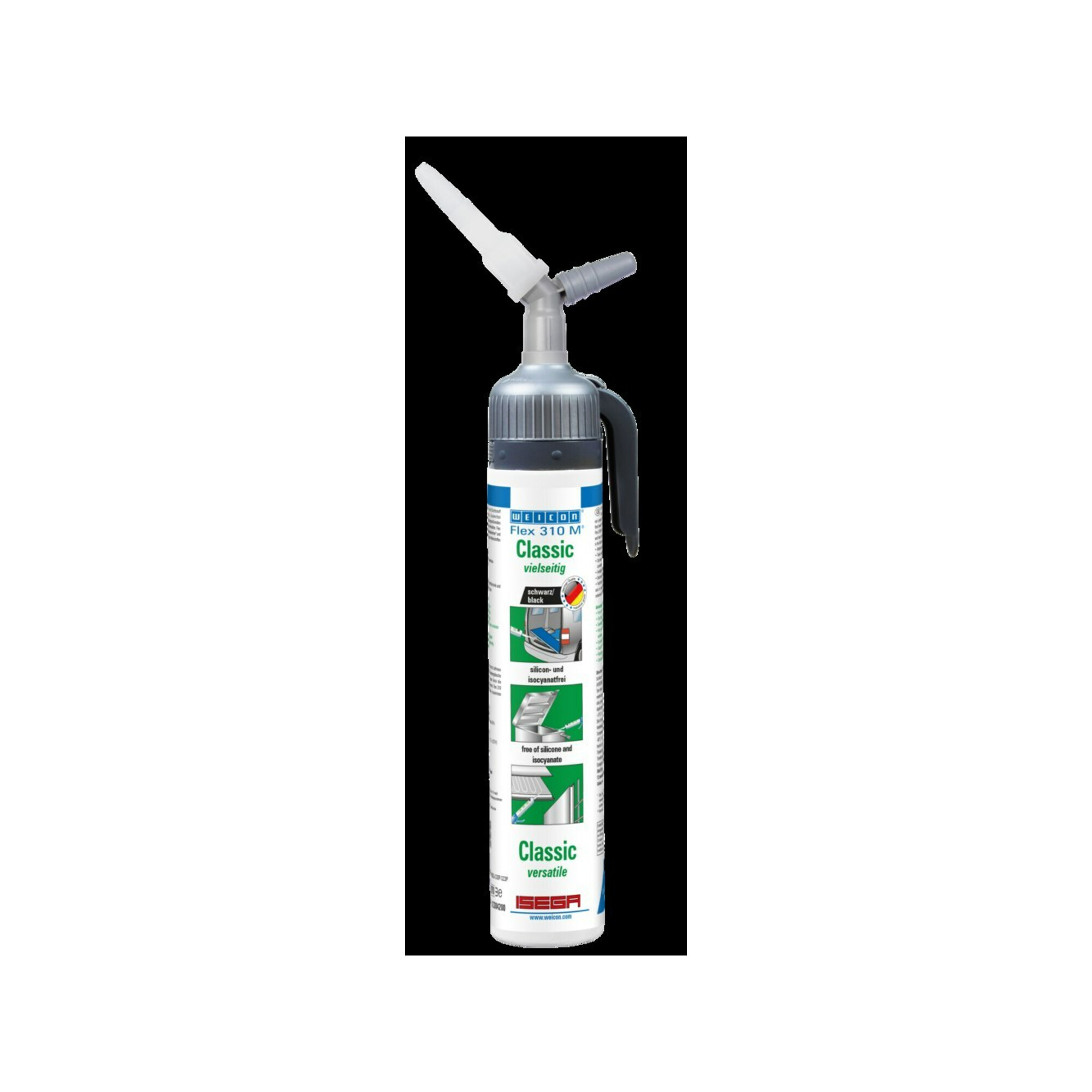 WEICON Flex 310 M schwarz 200 ml Presspackdose
