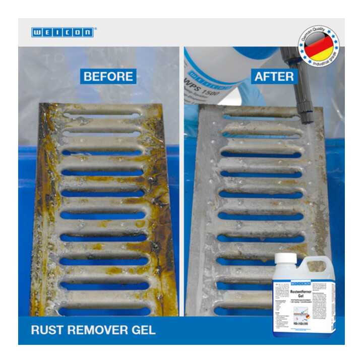 WEICON Gel décapant rouille 5 l bleu élimination rapide de la rouille