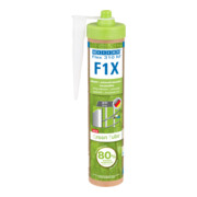 WEICON Green Tube Flex 310 M F1X, Kleb- und Dichtstoff mit sehr hoher Anfangshaftung auf MS-Polymer-Basis, temperaturbeständig bis 180°C, 280 ml, grau