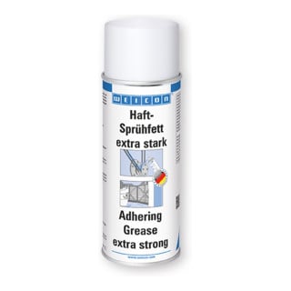 WEICON Haft-Sprühfett extra stark, Schmierstoff für Unterwasser-Anwendungen, 400 ml, beige