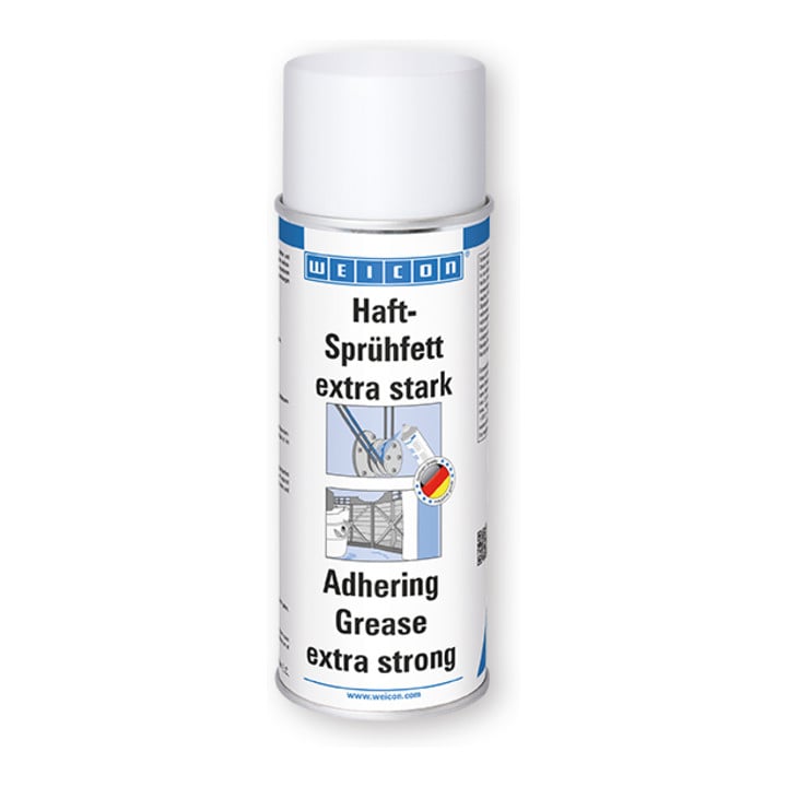 WEICON Haft-Sprühfett extra stark, Schmierstoff für Unterwasser-Anwendungen, 400 ml, beige