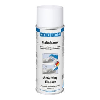 WEICON Haftcleaner, Entfetter und Haftgrundierung vor der Verklebung, 400 ml, transparent