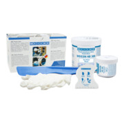 WEICON HB 300, stahlgefülltes hochtemperaturbeständiges Epoxidharz-System für Reparatur und Formgebung, 0,5 kg, dunkelgrau