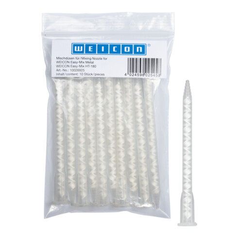 WEICON Helix-Mischdüse A, Statikmischer für Easy-Mix HT-180 und HT 250, weiß