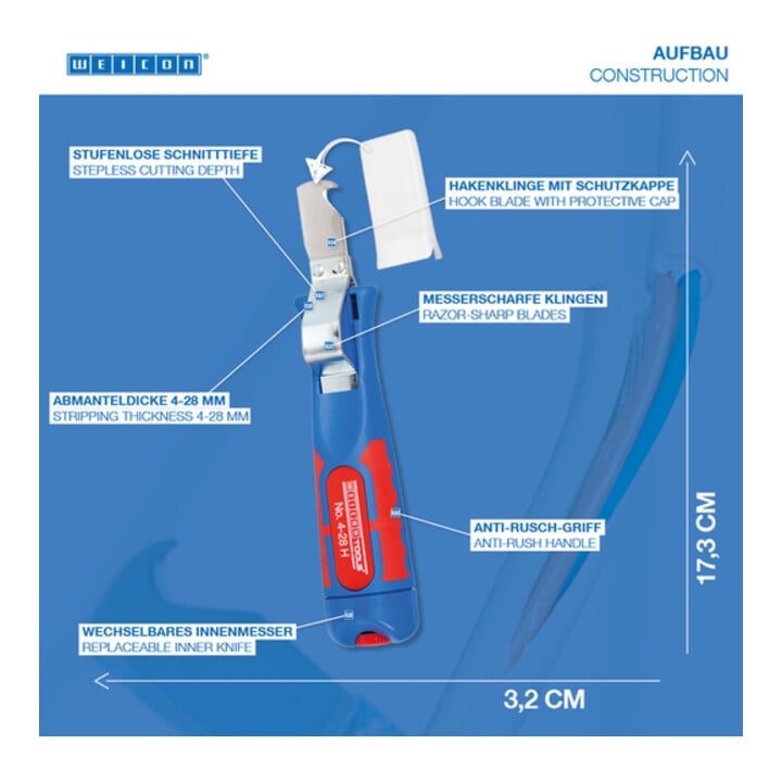 Weicon Kabelmesser No. 4 - 28 H