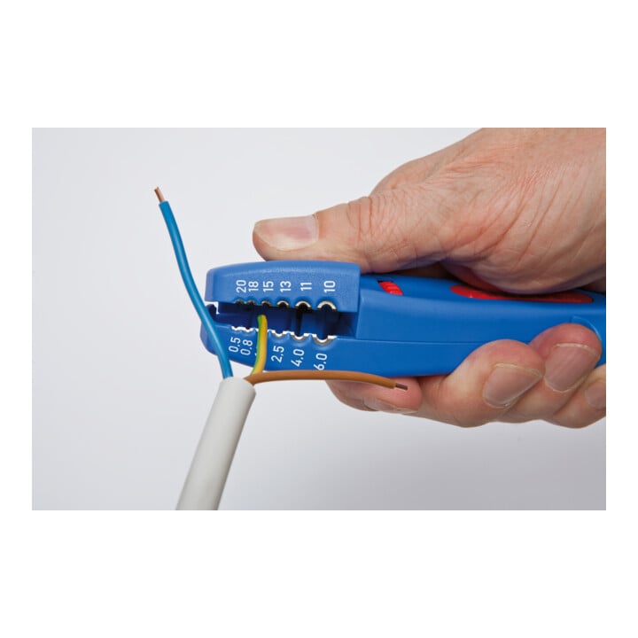 WEICON Kabelmesser No. S 4-28 Multi, mit integrierter Abisolierfunktion von 0,5 - 6,0 mm² , Arbeitsbereich 4 - 28 mm Ø