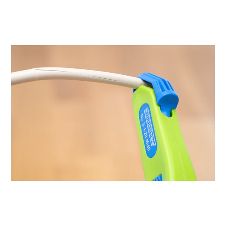 WEICON Kabelmesser No. S 4-28 Multi Green Line Abisolierwerkzeug 4-28mm Ø 0,5-6mm²