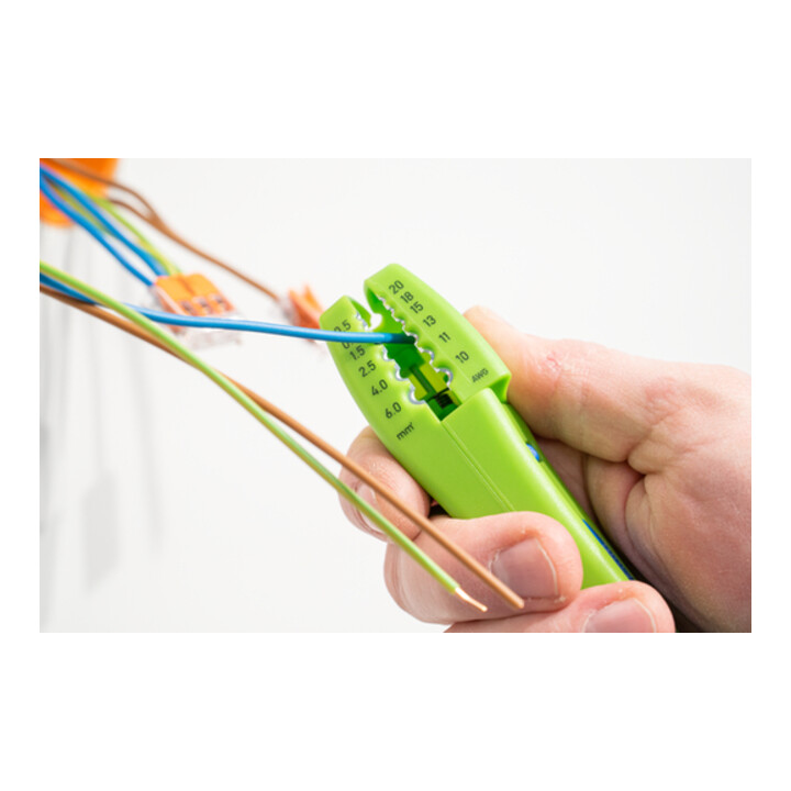 WEICON Kabelmesser No. S 4-28 Multi Green Line Abisolierwerkzeug 4-28mm Ø 0,5-6mm²