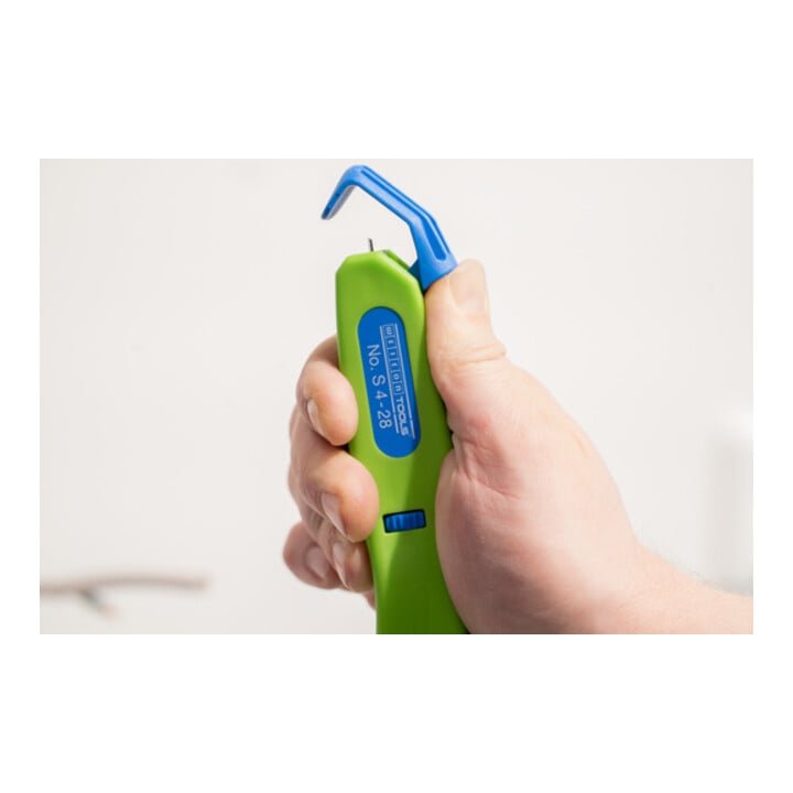 WEICON Kabelmesser S 4-28 Green Line mit Hakenklinge 4-28mm Ø