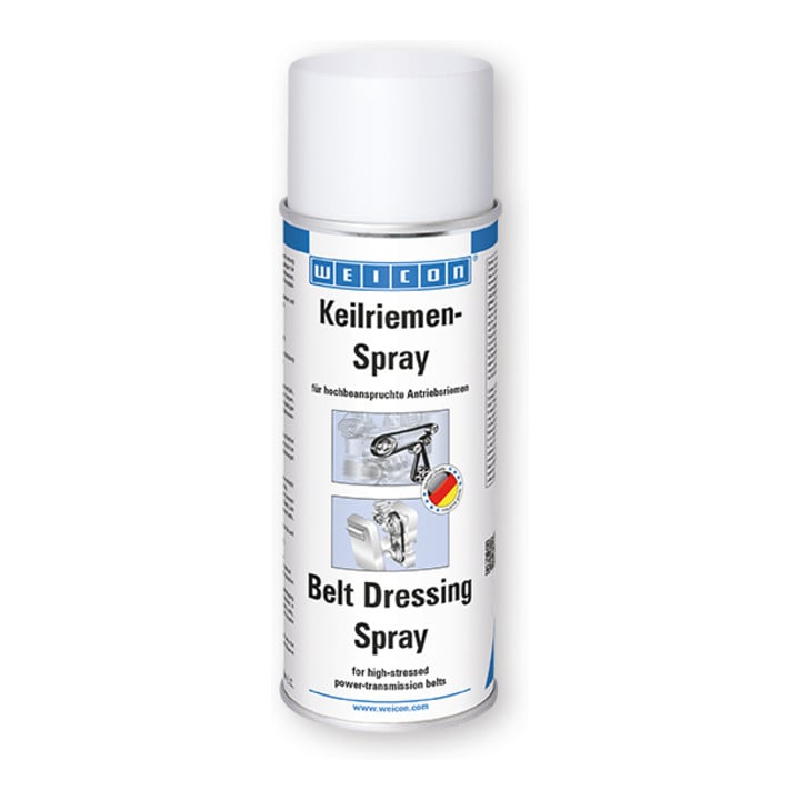WEICON Keilriemen-Spray, transparente Riemenbeschichtung, 400 ml, transparent