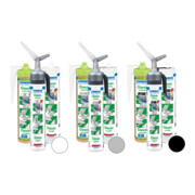 WEICON Klebstoff 'Flex 310 M® Classic', elastisch auf MS-Polymer-Basis für den vielseitigen Einsatz, 1 Set, weiß-4
