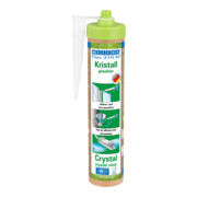 WEICON Klebstoff 'Flex 310 M® Kristall', elastisch auf MS-Polymer-Basis im Presspack für ermüdungsfreies Arbeiten, 280 ml (Green Tube), transparent