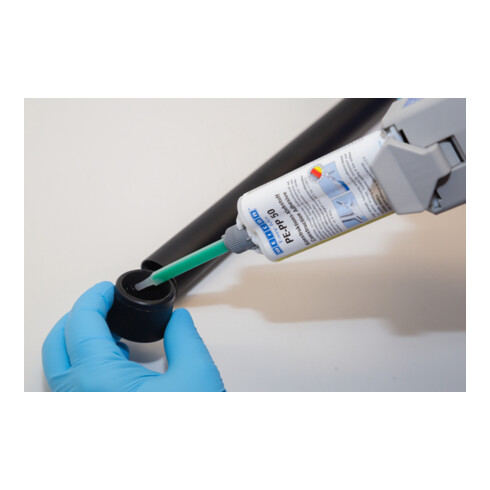 WEICON Konstruktions-Klebstoff 'Easy-Mix PE-PP 50' auf Methylacrylatbasis für spezielle Kunststoffe, 1 Set, transparent