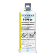 WEICON Konstruktions-Klebstoff 'Easy-Mix PE-PP 50', auf Methylacrylatbasis für spezielle Kunststoffe, 50 ml, transparent-1