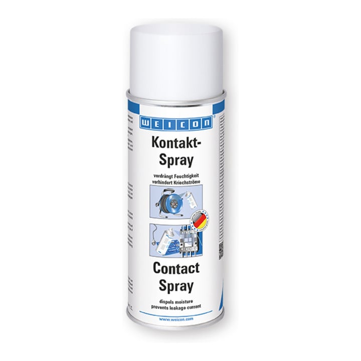 WEICON Kontakt-Spray, Pflege und Schutz von elektronischen Kontakten, 400 ml, transparent