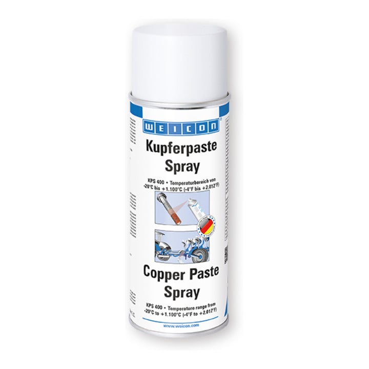 WEICON Kupferpaste Spray, Montage-Spray, 400 ml