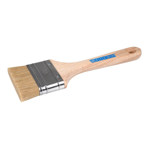 WEICON Kurzborstenpinsel 60, kurz, flach, Plastik-Stahl für dickflüssige Beschichtungen