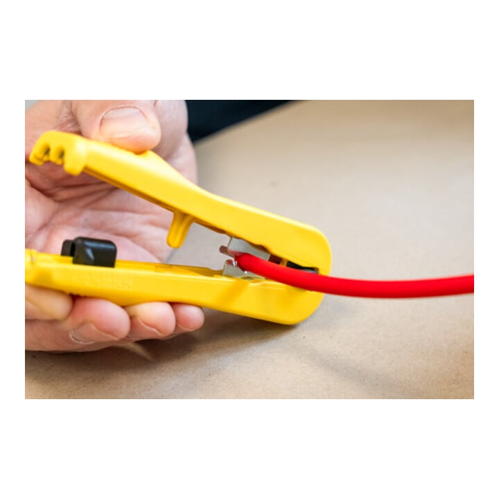 WEICON Mini-Solar 1,5/2,5 mm², zum Entmanteln und Abisolieren gängiger Photovoltaik-Kabel mit einem Querschnitt von 1,5& 2,5 mm²