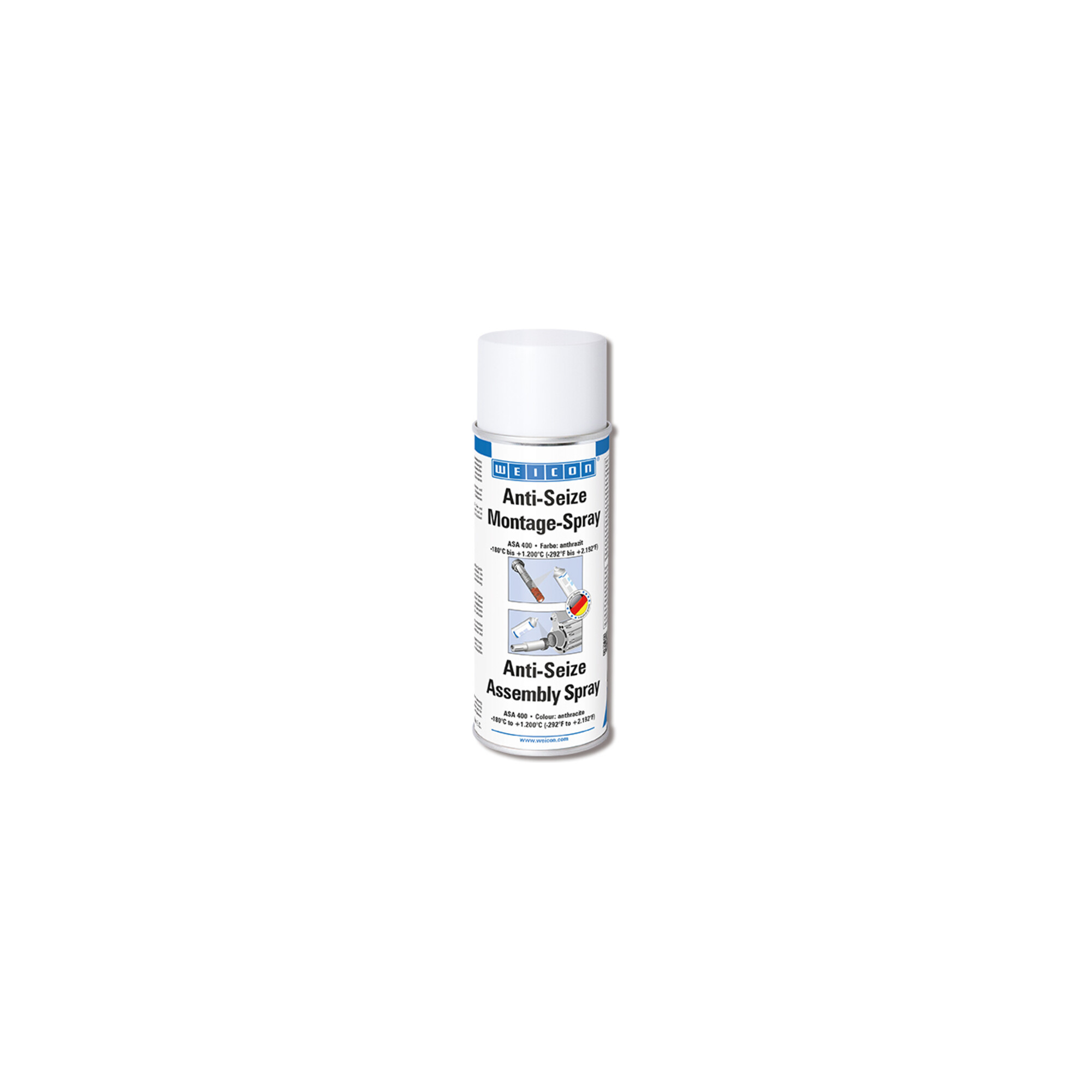 Weicon Montagepaste Anti-Seize 400 ml anthrazit Spraydose