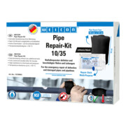WEICON Pipe Repair-Kit, für die Notfall-Reparatur beschädigter Rohre und Leitungen, 3,5 m x 10 cm, schwarz