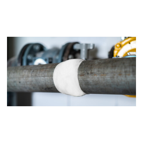 WEICON Pipe Repair-Kit, für die Notfall-Reparatur beschädigter Rohre und Leitungen, 3,5 m x 10 cm, schwarz