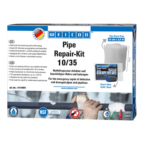 Weicon Pipe Repair-Kit Reparaturband 3