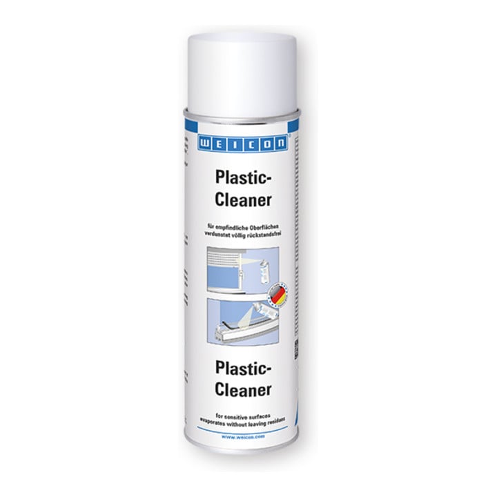 WEICON Plastic Cleaner, zum Reinigen von Kunststoff-Applikationen, 500 ml, transparent